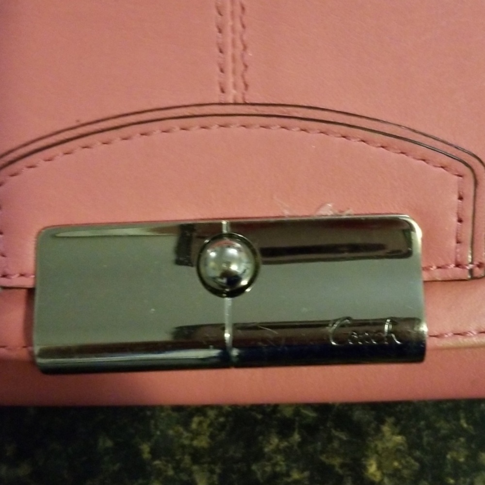 Coach Blush Pink Crossbody Bag and Wallet - Picture 8 of 13